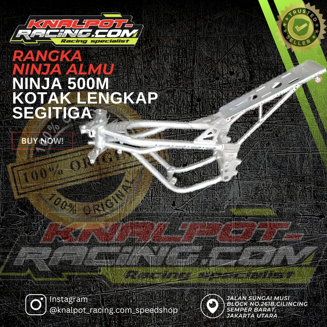 RANGKA NINJA ALMU NINJA 201 RR TANPA SEGITIGA 